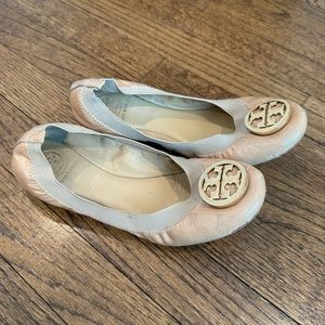 Tory Burch Patten Leather Ballet Flats